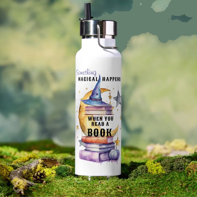 Botella De Agua Algo Mágico Sucede Cuando Lees Un Libro (Subido por el creador)
