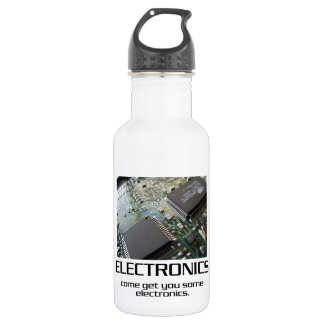 Botella De Agua Algunos Electrónicos.