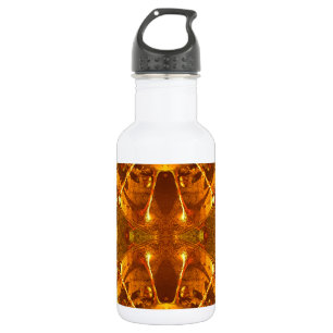 Botella De Agua Alien dorado