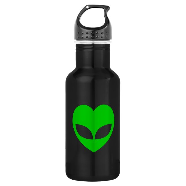 Botella De Agua Alien Love Heart (Anverso)