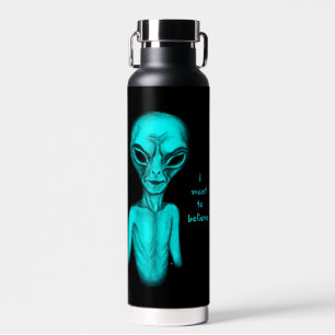 Botella De Agua Alien, quiero creer