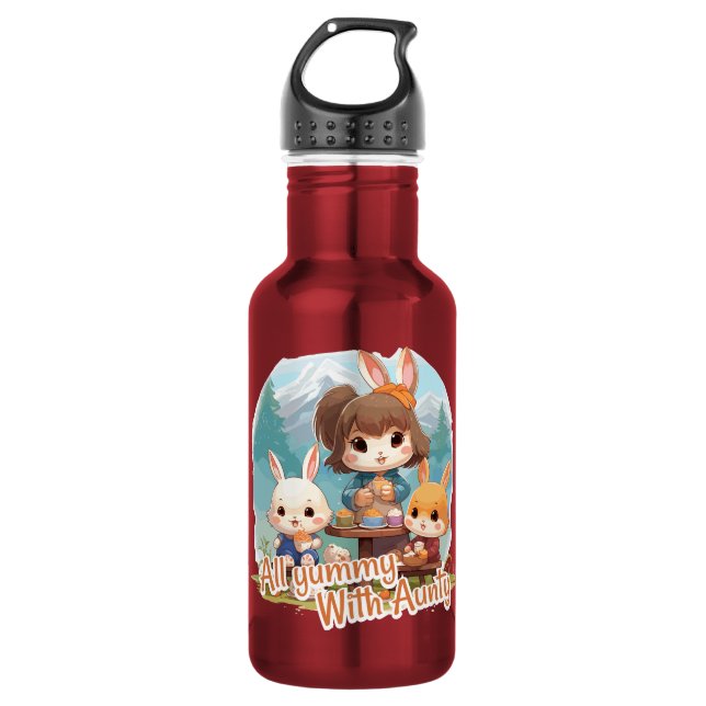 Botella De Agua All yummy with Aunty (Anverso)