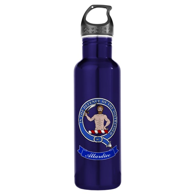 Botella De Agua Allardice Clan Badge Personalizado (Anverso)