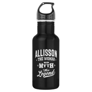 Botella De Agua Allisson Nombre personalizado regalo de cumpleaños