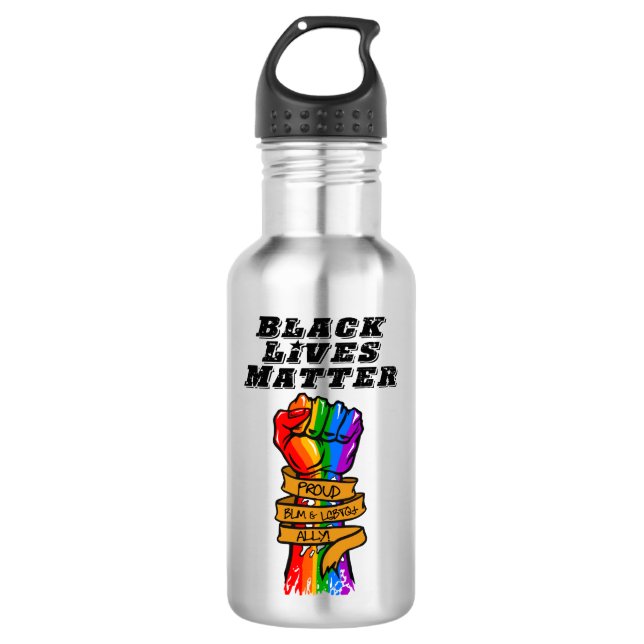 Botella De Agua ALLY 100% al ACLU (Anverso)