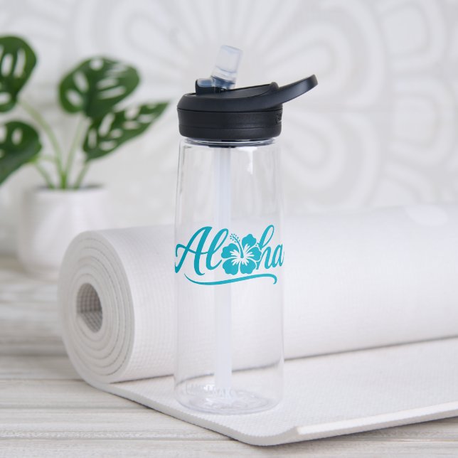 Botella de agua Aloha (Yoga (girado))