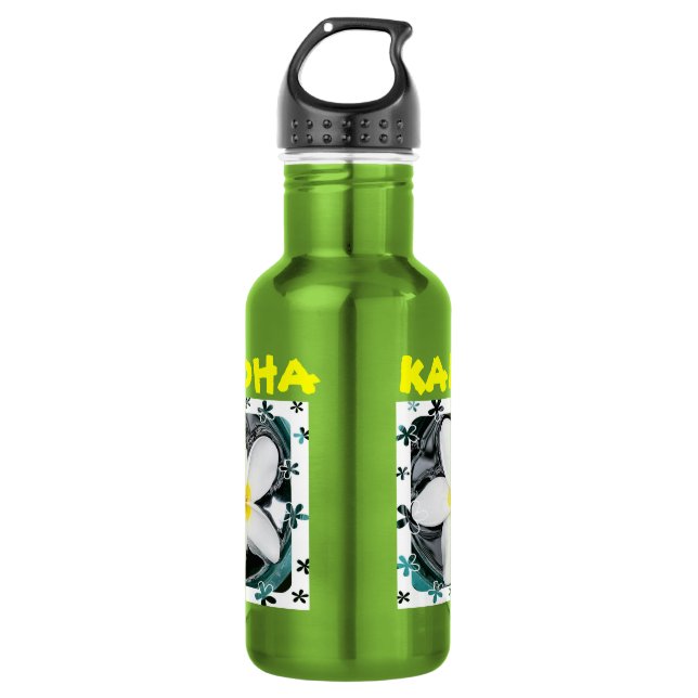 Botella De Agua Aloha a toda la pequeña botella de Liberty (Anverso)