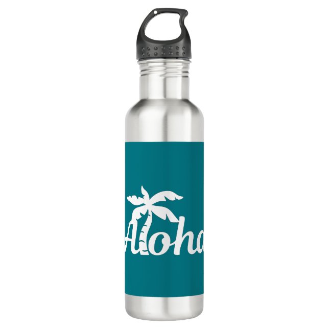 Botella De Agua Aloha Hawaii (Anverso)