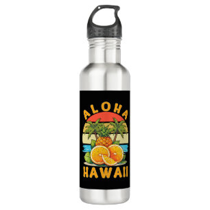 Botella De Agua Aloha Hawaii Pineapple