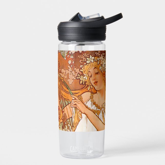 Botella De Agua Alphonse Mucha modernidad primavera (Izquierdo)