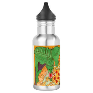 Botella De Agua Alphonse Mucha Prince y Dragon