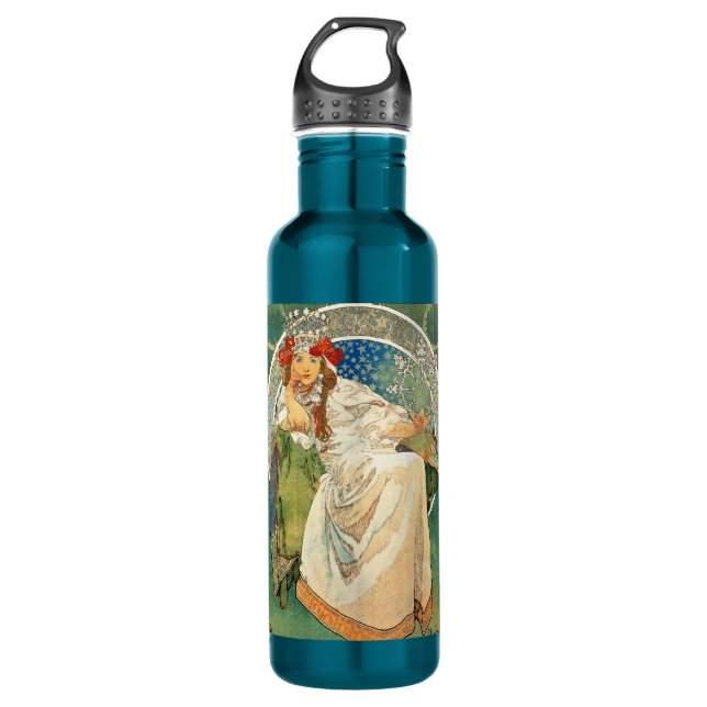 Botella De Agua Alphonse Mucha Princess Hyacinth (Anverso)