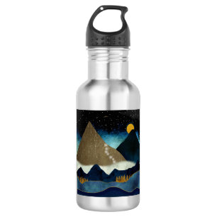 Botella De Agua Alpinistas de las Montañas Doradas