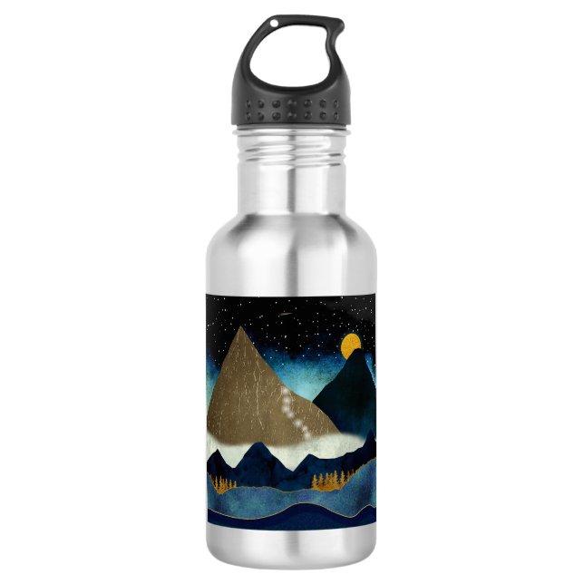 Botella De Agua Alpinistas de las Montañas Doradas (Anverso)