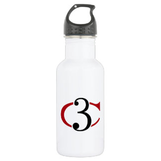 Botella De Agua Aluminio con el logotipo C3