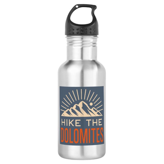 Botella De Agua Alza de los Dolomitas Italia Sunburst (Anverso)