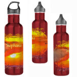 Botella De Agua Amanecer 2443<br><div class="desc">Pintar la colección "Sunset 2443" Personalice en la página del producto o haga clic en el botón "Personalizar" para obtener más opciones de diseño. Diseño creado a partir de mi pintura "Sunset 2443" que capta una puesta de sol del Malecón en Puerto Vallarta, Jalisco, México. Los productos coincidentes están disponibles...</div>