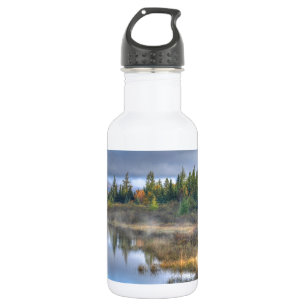 Botella De Agua Amanecer otoñal en Moosehead Lake Maine