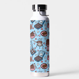Botella De Agua Amante del chocolate lindo