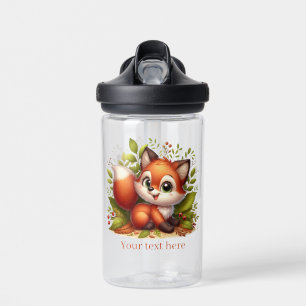 Botella De Agua Amantes de Guay fox añaden texto a los niños