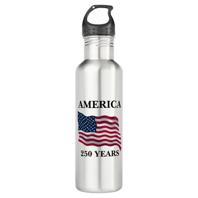 Botella De Agua America 250 Years Flag (Anverso)
