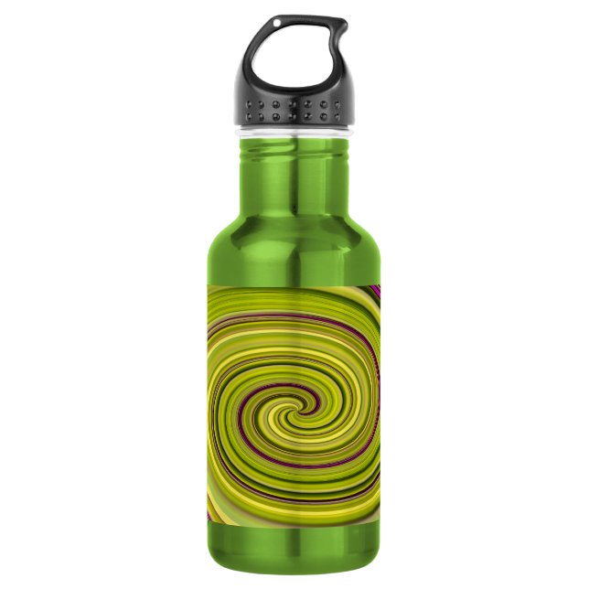 Botella De Agua American Beautyberry Abstract Water Bottle (Anverso)