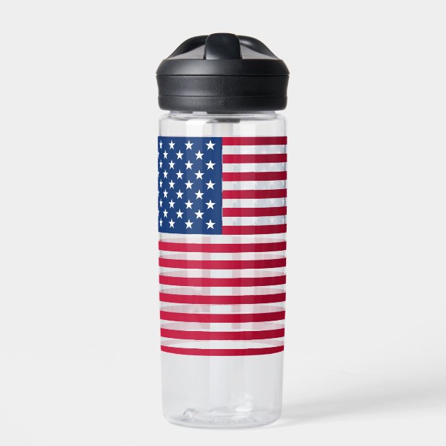 Botella De Agua American Flag Pride Design-76353 (Delante)