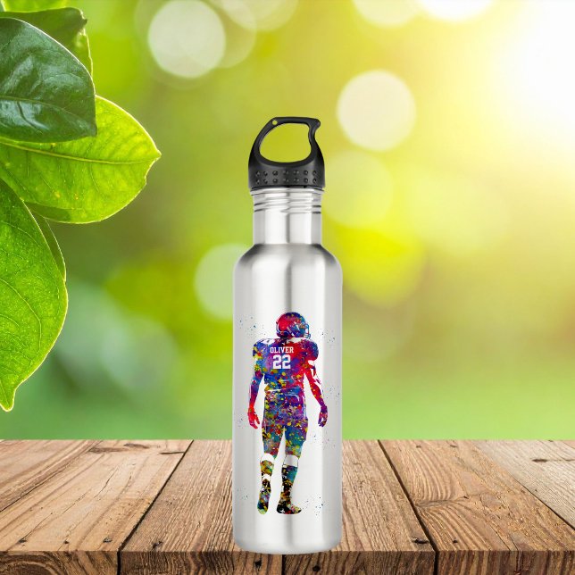 Botella De Agua American Football Player (Subido por el creador)