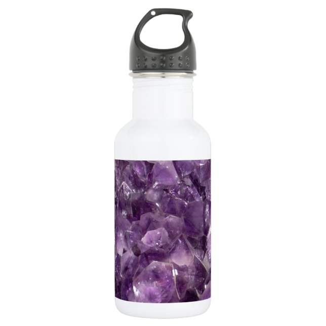 Botella De Agua Amethyst Geode (Anverso)