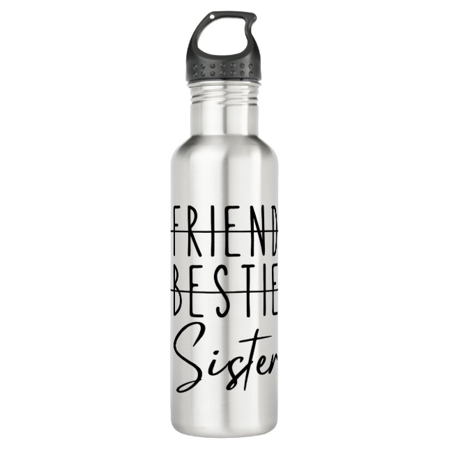 Botella De Agua Amigo Bestie Sister (Anverso)