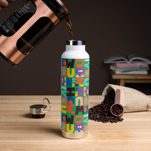 Botella De Agua AMIGOS™ Cómo Se Hace Un Patrón Vibrante