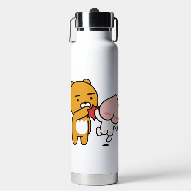 Botella De Agua Amigos de KakaoTalk Apeach & Ryan (Frente)