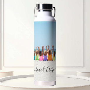 Botella De Agua Amigos de la tribu de playa Vacaciones despedida d