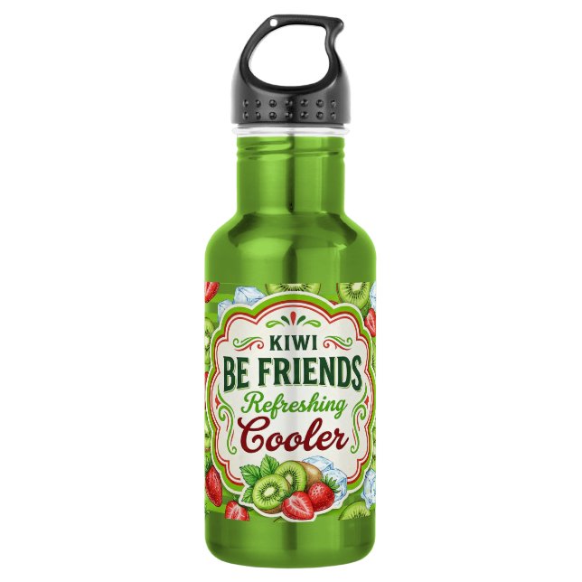 Botella De Agua Amigos del Kiwi (Anverso)