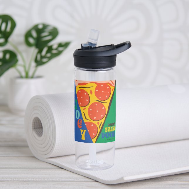 Botella De Agua AMIGOS™ | Joey no comparte comida - Pizza Graphic (Yoga)