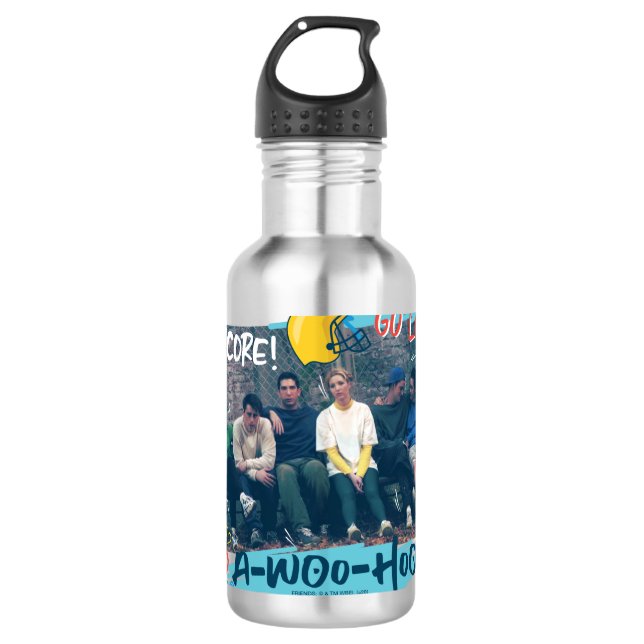 Botella De Agua AMIGOS™ | Juego de fútbol (Anverso)