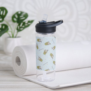 Botella De Agua AMIGOS™ Patrón de puntos centrales de polka