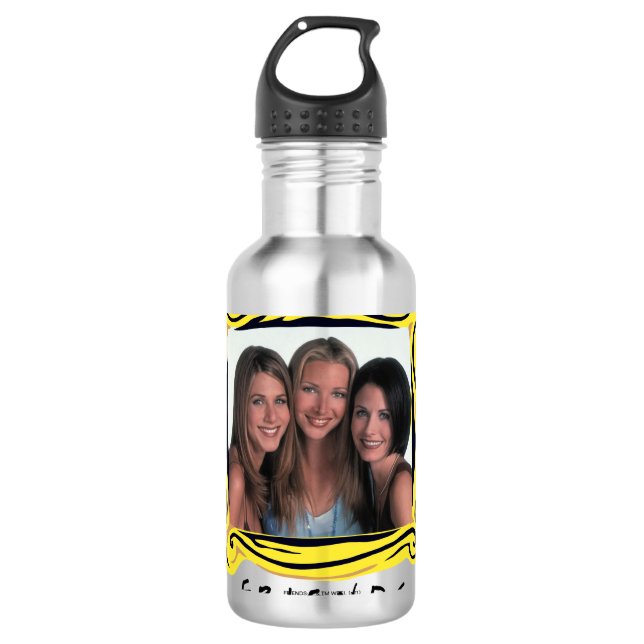 Botella De Agua AMIGOS™ | Rachel, Phoebe y Monica (Anverso)
