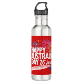 Botella De Agua "AMO A AUSTRALIA" Día de Australia 26 de enero
