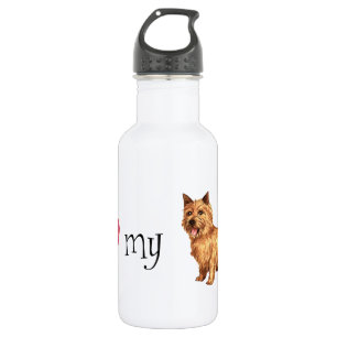 Botella De Agua Amo a mi Norwich Terrier