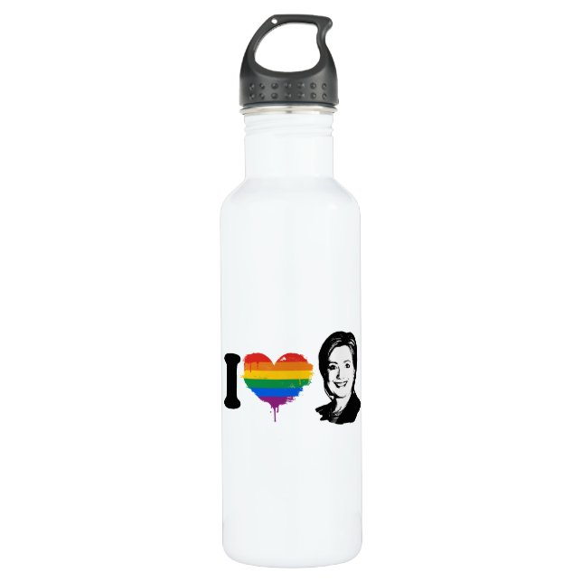 Botella De Agua AMO EL ORGULLO DE HILLARY --.png (Anverso)