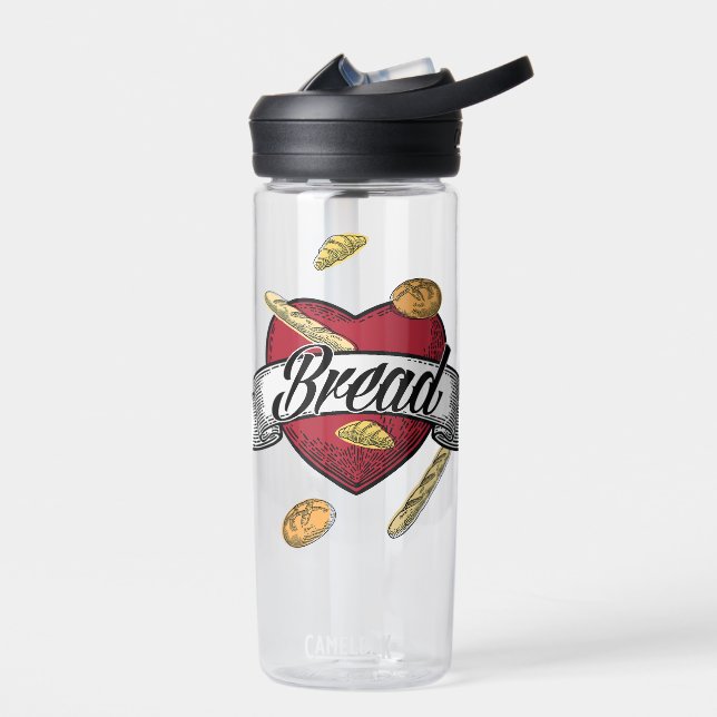 Botella De Agua Amo el pan (Izquierdo)