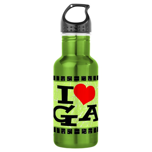 Botella De Agua Amo Georgia - (Anverso)