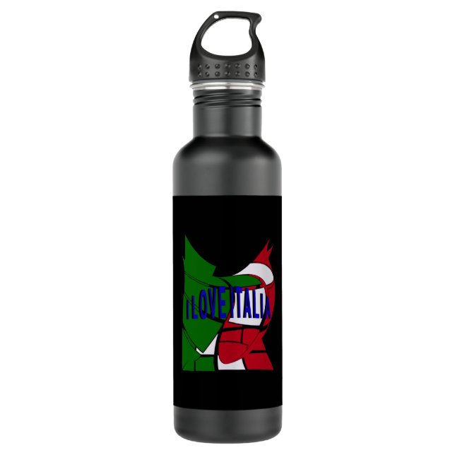 Botella De Agua Amo Italia (Anverso)