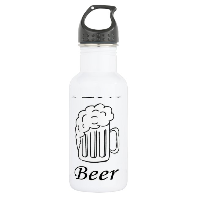Botella De Agua Amo La Cerveza (Anverso)