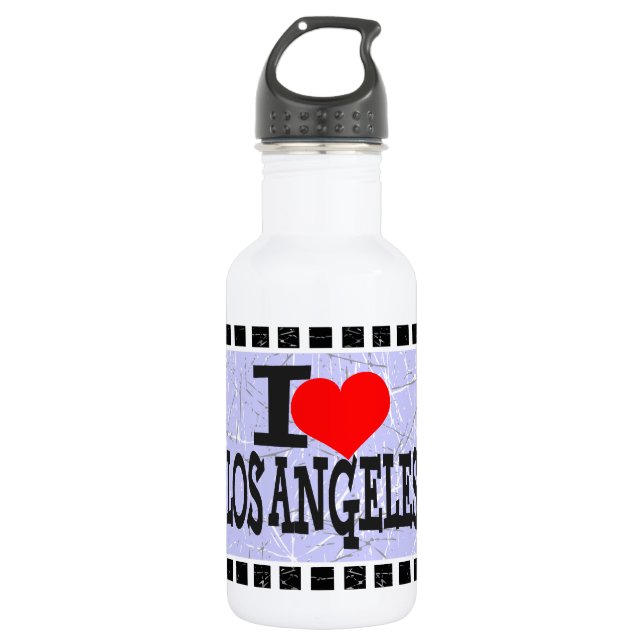 Botella De Agua Amo Los Ángeles - (Anverso)