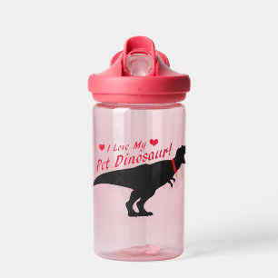 Botella De Agua Amo mi dinosaurio Mascota