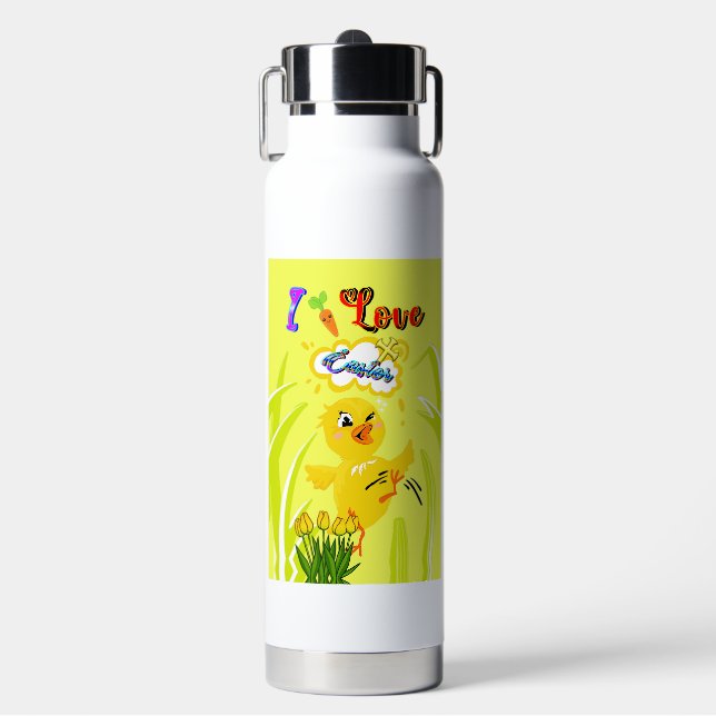 Botella De Agua Amo Pascua (Frente)