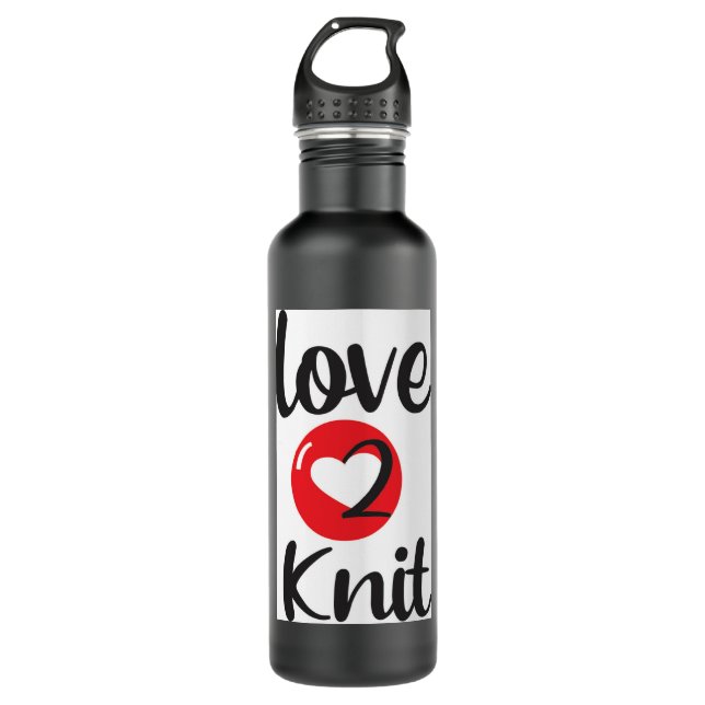Botella De Agua amor 2 Knit (Anverso)