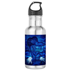 Botella De Agua Amor, acto de pasión - pareja con delfín